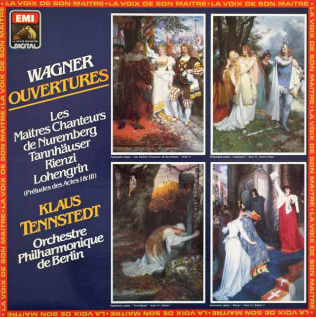 クラウス テンシュテット/ベルリン・フィル ワーグナー前奏曲集 直筆