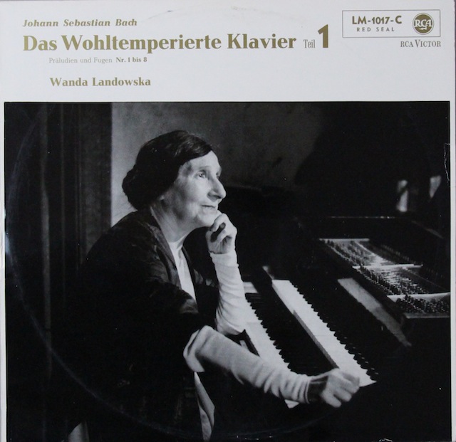 LP レコード ランドフスカのバッハ/平均律クラヴィーア曲集第1巻 独RCA