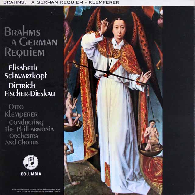 クレンペラーのドイツ・レクイエム ＬＰ２枚組 LP レコード クレンペラーのブラームス/「ドイツ・レクイエム」 英