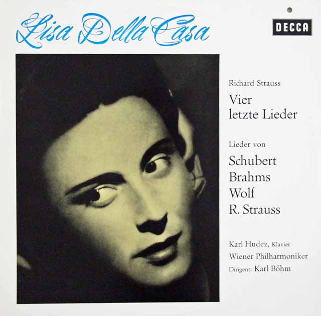 デラ・カーザ&ベームのR.シュトラウス/4つの最後の歌ほか　独DECCA　3397　LP レコード