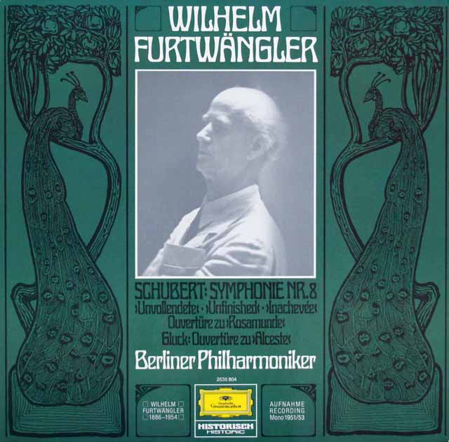 LP　独DGG　レコード　フルトヴェングラーのシューベルト/交響曲第8番「未完成」ほか　2997