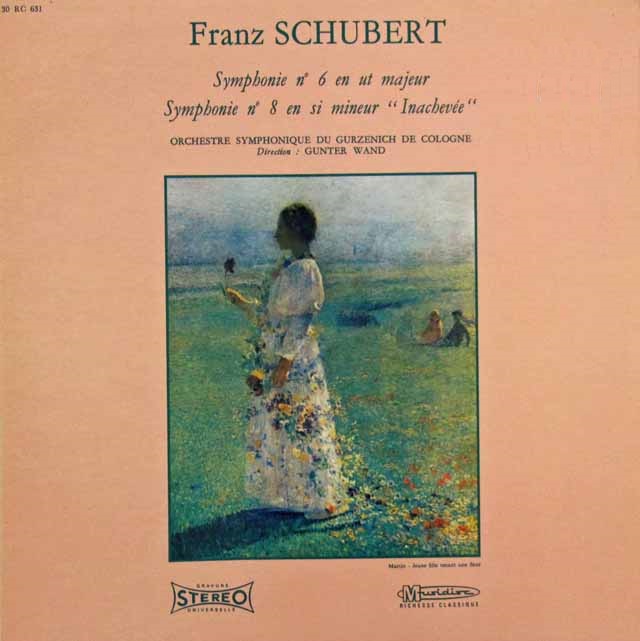 LP レコード ヴァントのシューベルト/交響曲第6&8番「未完成」 仏