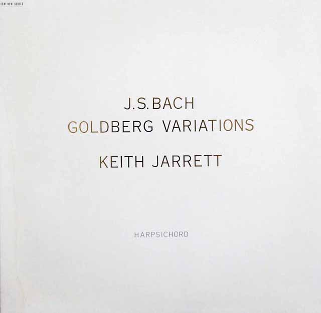 KEITH JARRETT／キース・ジャレット／バッハ／ゴールドベルグ変奏曲