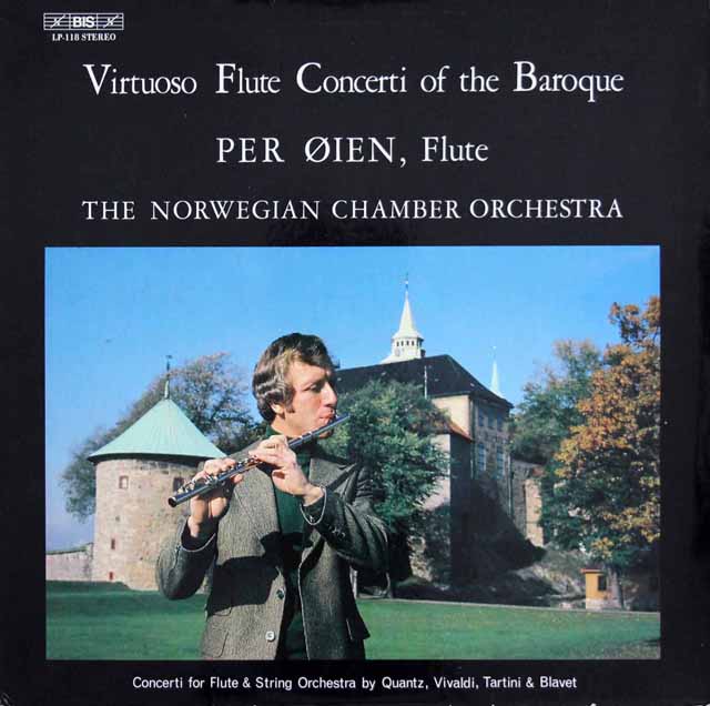 LP レコード オイエンのバロック・フルート協奏曲集 独BIS 3737