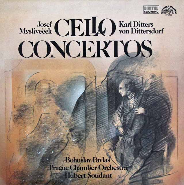 LP レコード パヴラスのミスリヴェチェク&ディッタースドルフ/チェロ協奏曲 チェコSUPRAPHON 3111