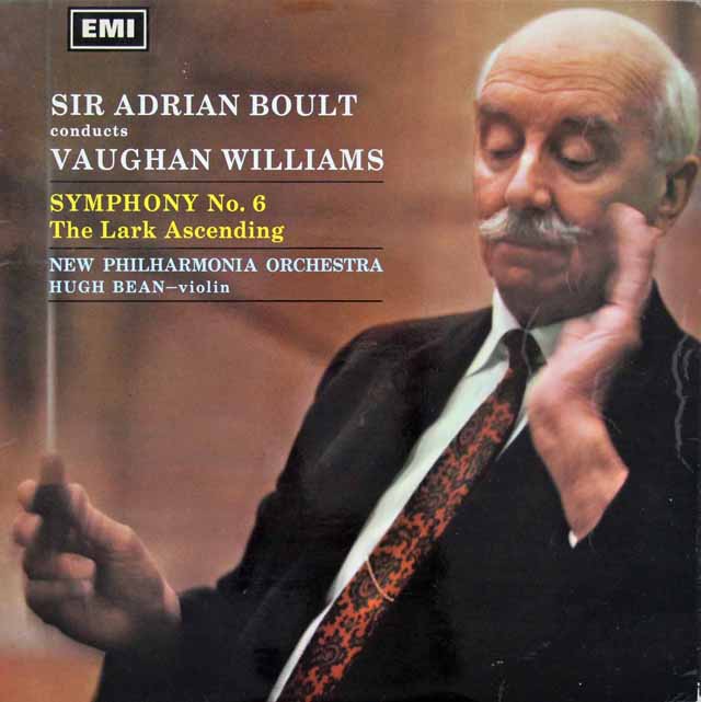 LP レコード オリジナル盤 ボールトのヴォーン・ウィリアムズ/交響曲第6番ほか 英EMI 3495