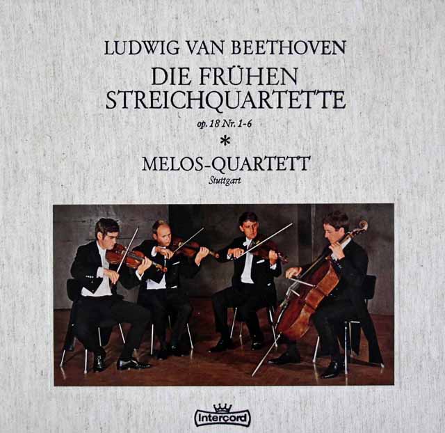 LP レコード メロス四重奏団のベートーヴェン/初期弦楽四重奏曲集 独