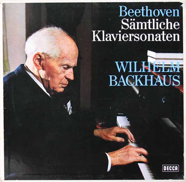 バックハウスのベートーヴェン/ピアノソナタ全集　独DECCA　3125　LP レコード