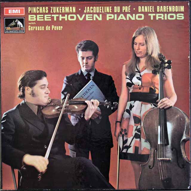 LP レコード デュ・プレ、ズッカーマン、バレンボイムのベートーヴェン