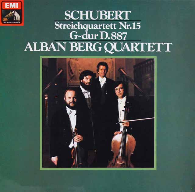LP レコード アルバン・ベルク弦楽四重奏団のシューベルト/弦楽四重奏曲第15番 独EMI 3493