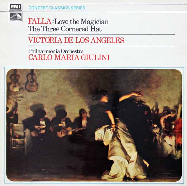 ジュリーニのファリャ/「恋は魔術師」、「三角帽子」　英EMI　3493　LP レコード