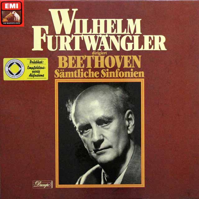 フルトヴェングラーのベートーヴェン/交響曲全集　独EMI　3143　LP レコード