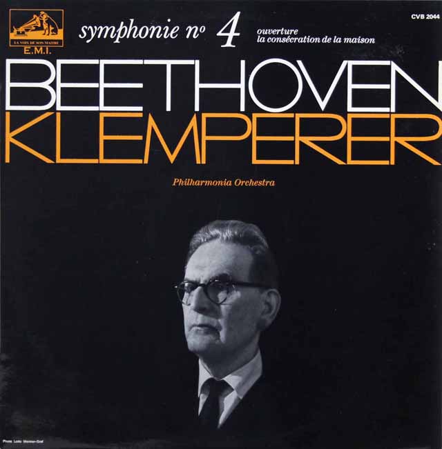LP レコード クレンペラーのベートーヴェン/交響曲第4番ほか 仏