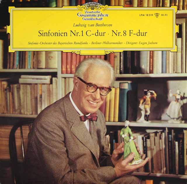 独DGG SLPM138037 ベートーヴェン「交響曲第1&8番」 ヨッフム ベルリン