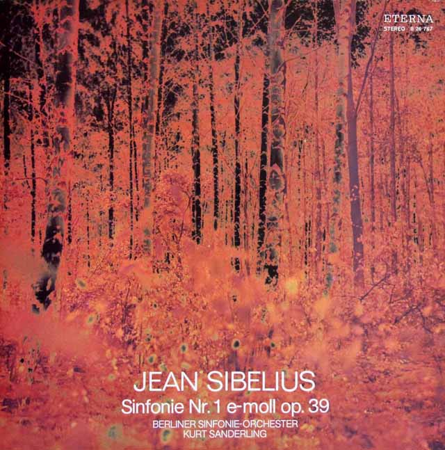 東独Eterna　シベリウス交響曲全集　ザンデルリンク　ベルリン響 LP レコード ザンデルリンクのシベリウス/交響曲全集 独ETERNA 3203