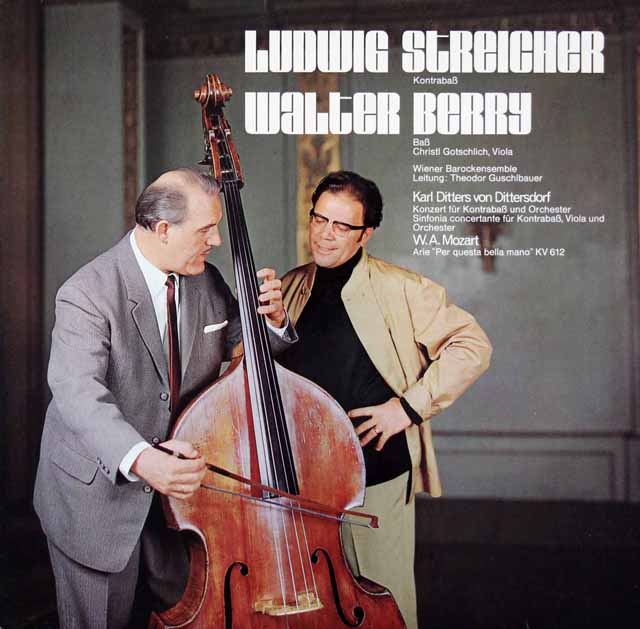 LP レコード シュトライヒャーのディッタースドルフ/コントラバス