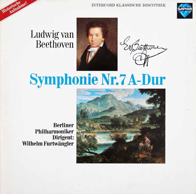 LP レコード フルトヴェングラーのベートーヴェン/交響曲第7番