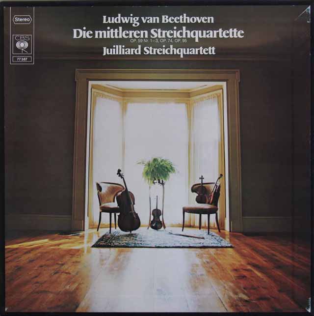 LP レコード ジュリアード四重奏団のベートーヴェン/弦楽四重奏曲全集