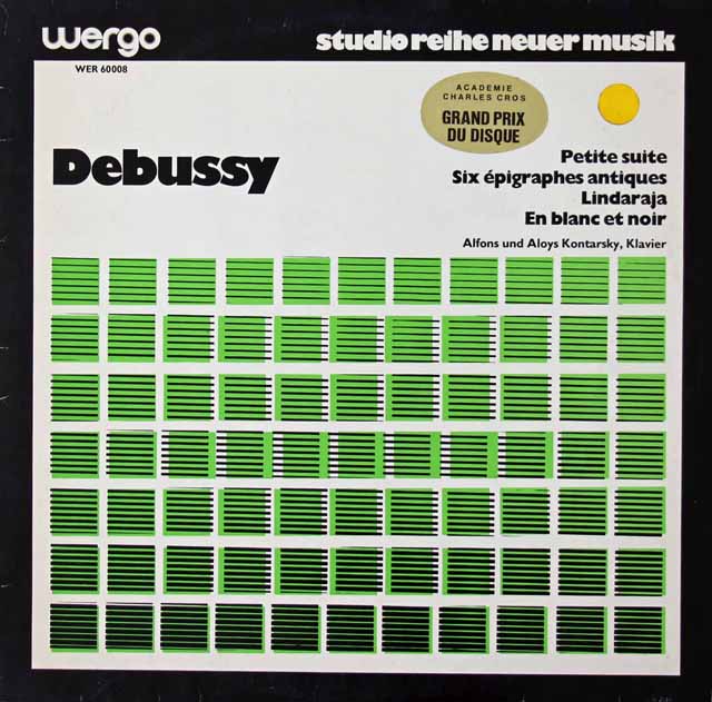 LP レコード コンタルスキー兄弟のドビュッシー/「白と黒で」ほか