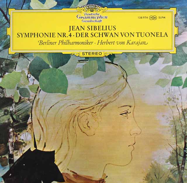 【レコード2枚】カラヤン シベリウス交響曲 第4番 & 第5番　フィンランディア Herbert von Karajan / ヘルベルト・フォン・カラヤン「Sibelius