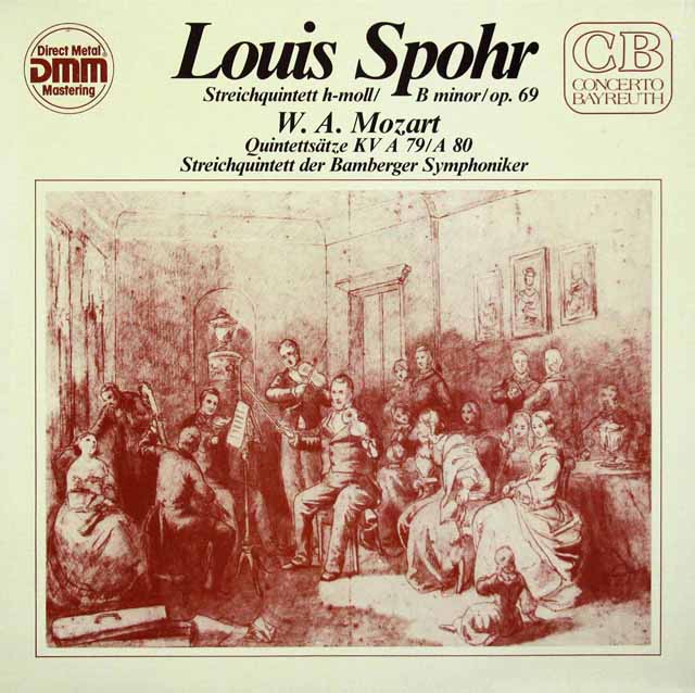 LP レコード バンベルク響弦楽四重奏団のシュポーア/弦楽五重奏曲第3番ほか 独CONCERTO BAYREUTH 3690