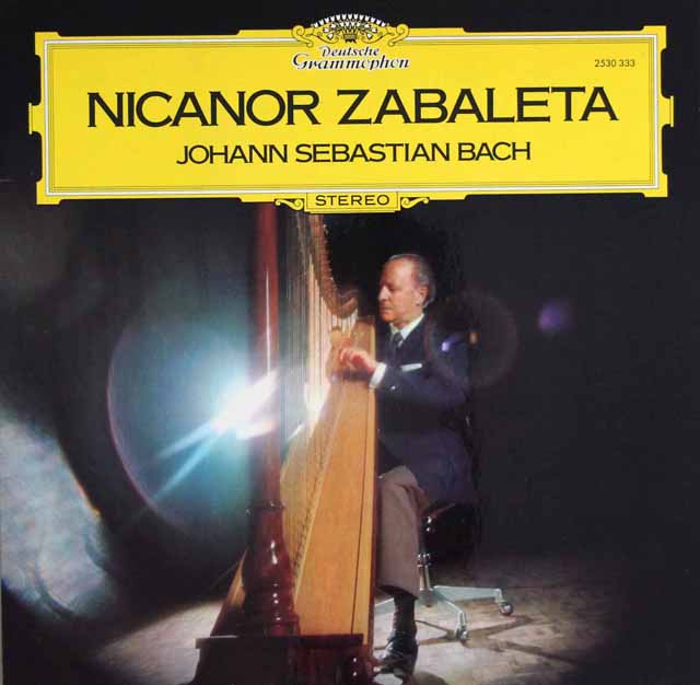 ヘンデル　ハープ協奏曲　Jutta Zoff   LPレコード LP レコード サバレタのバッハ/作品集 独DGG 3688