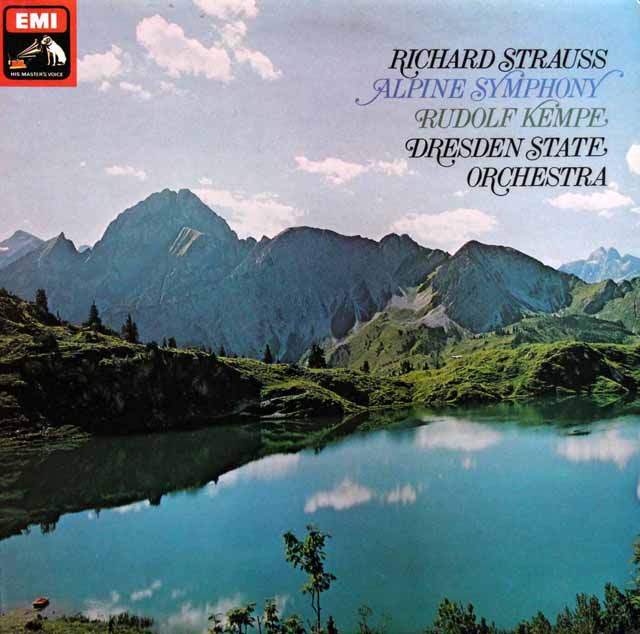 【オリジナル盤】　ケンペのR.シュトラウス/アルプス交響曲　英EMI　3330　LP レコード