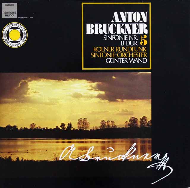 LP レコード ヴァントのブルックナー/交響曲第5番 独HM 3799