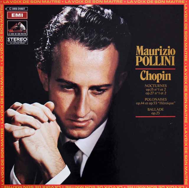 LP レコード ポリーニのショパン/ピアノ曲集 仏EMI（VSM） 3402