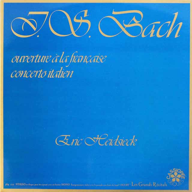 LP レコード ハイドシェックのバッハ/イタリア協奏曲、フランス LP レコード ハイドシェックのバッハ/イタリア協奏曲、フランス
