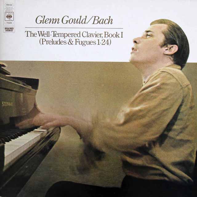 グールドのバッハ/「平均律クラヴィーア曲集」第1巻全曲 　英CBS　3407　LP レコード