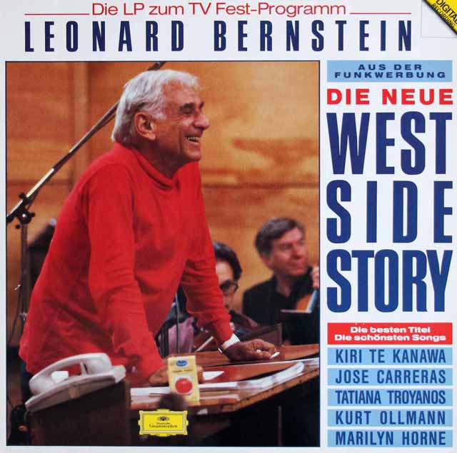 LP東独エテルナ バーンスタイン自作自演 ウェストサイト・ストーリー 2LP