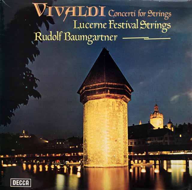 LP レコード 【オリジナル盤】 バウムガルトナーのヴィヴァルディ/弦楽のための協奏曲集 英DECCA 3414