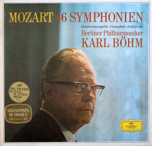 ベームのモーツァルト/交響曲全集　独DGG　3419　LP レコード