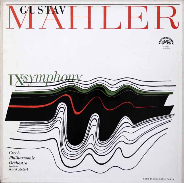 LP レコード アンチェルのマーラー/交響曲第9番 チェコスロヴァキア