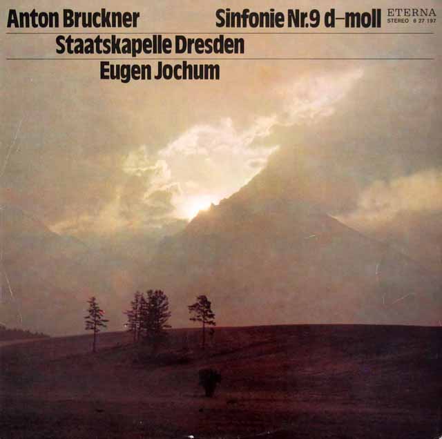ヨッフムのブルックナー/交響曲第9番　独ETERNA　3430　LP レコード