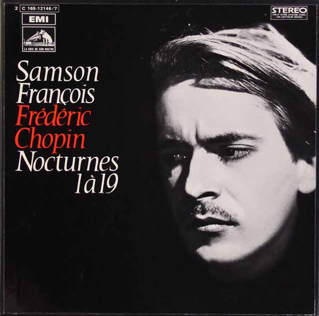 ショパン　レコード　4枚セット LP レコード フランソワのショパン/夜想曲集（全19曲） 仏EMI(VSM) 3432