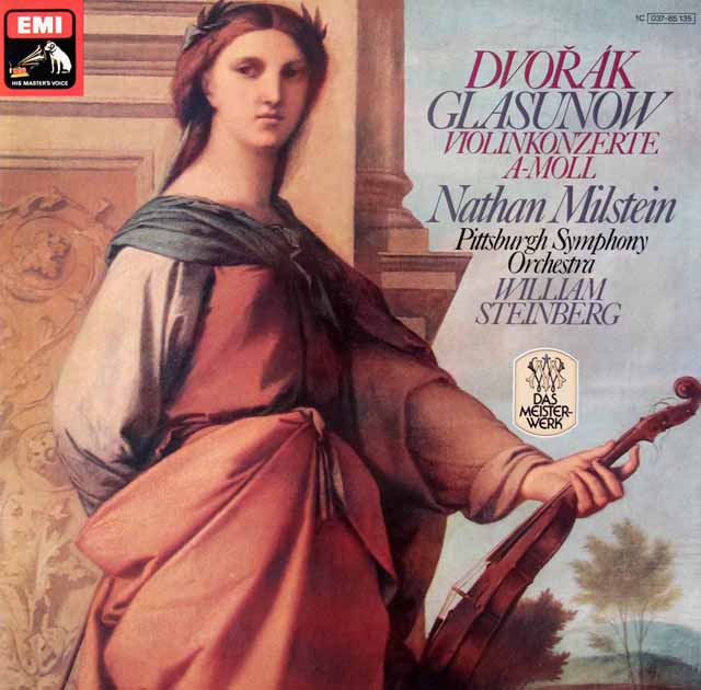 LP レコード ミルシュタインのドヴォルザーク、グラズノフ/ヴァイオリン協奏曲集 独EMI 3444