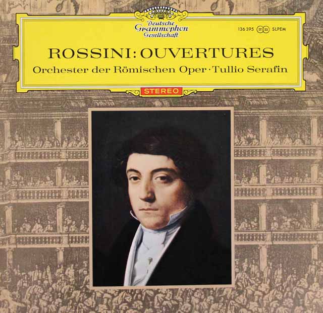 LP レコード 赤ステレオ 独最初期盤 セラフィンのロッシーニ/序曲集 独