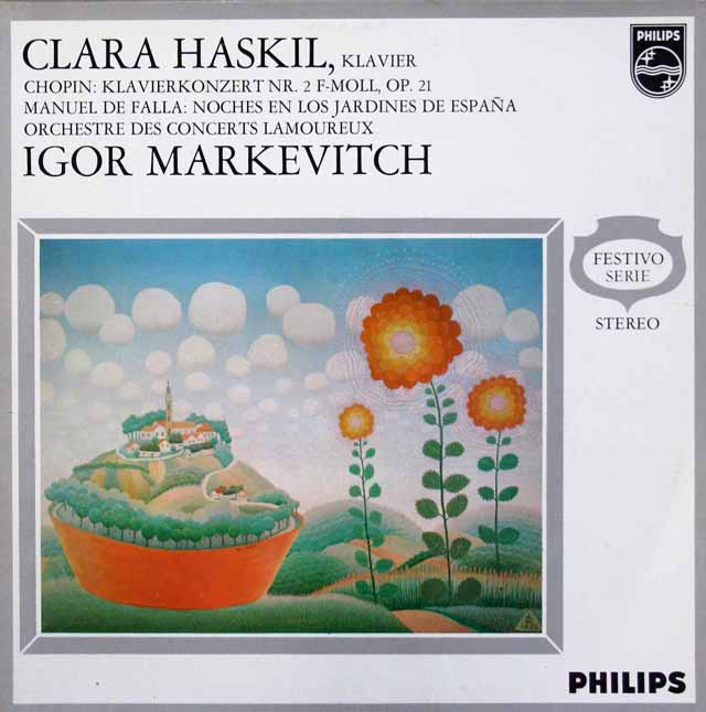 LP レコード ハスキル、マルケヴィチのショパン/ピアノ協奏曲第2番ほか