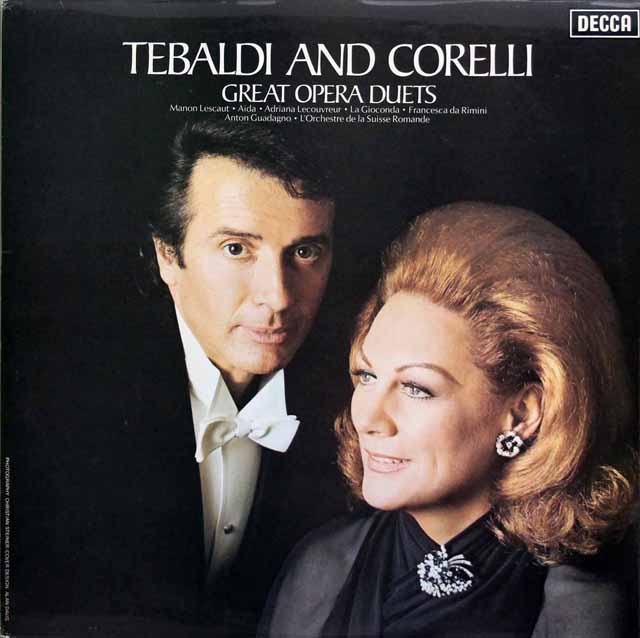 LP レコード オリジナル盤 テバルディ、コルレリの二重唱集 英DECCA 3512