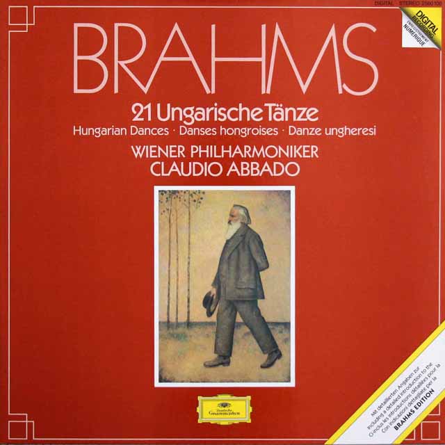 LP レコード アバドのブラームス/ハンガリー舞曲集 独DGG 3522
