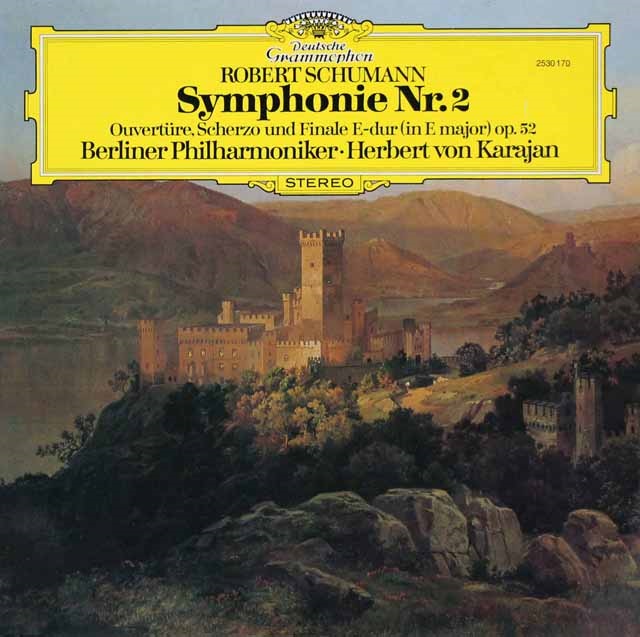 LP レコード カラヤンのシューマン/交響曲第2番ほか 独DGG 3524