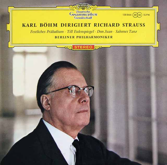 LP レコード 赤ステレオ 独最初期盤 ベームのR.シュトラウス/名演集 独DGG 3539