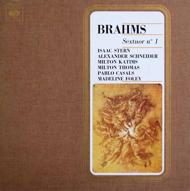 LP レコード カザルス、スターンらのブラームス/弦楽六重奏曲第1番 仏