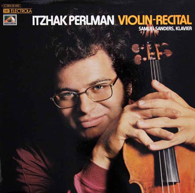 LP レコード パールマンの「ヴァイオリンリサイタル」 独EMI 3601