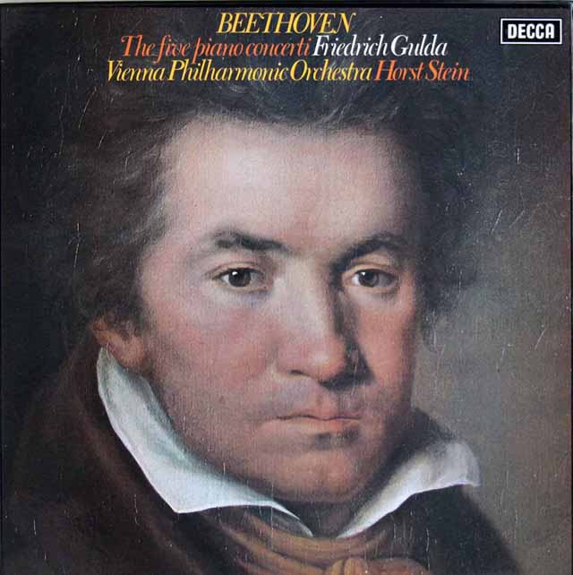 英DECCA グルダ ベートーヴェン:ピアノ協奏曲全集 初版