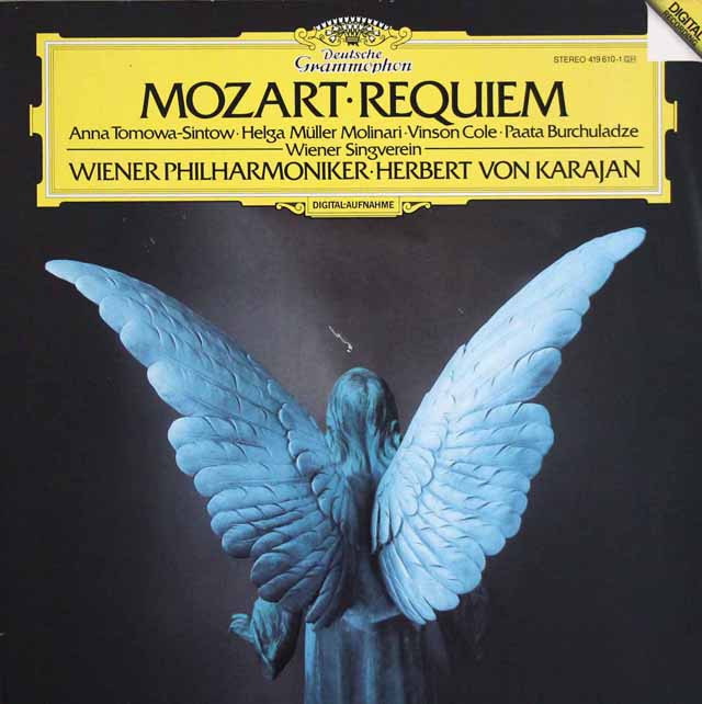 LP レコード カラヤンのモーツァルト/レクイエム 独DGG 3609