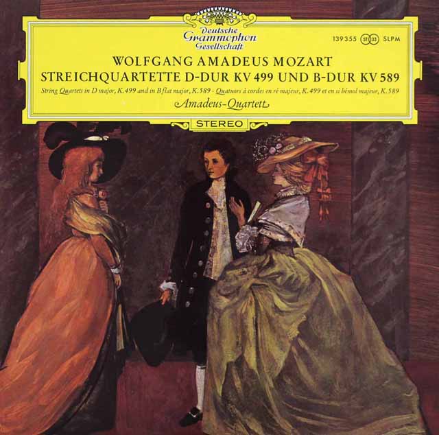 LP レコード アマデウス四重奏団のモーツァルト/弦楽四重奏曲第20、22