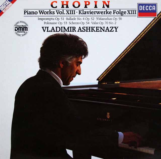 LP レコード アシュケナージのショパン/ピアノ作品集 (13) 独